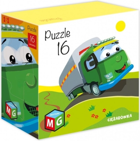Puzle infantil Camión 16 piezas MULTIGRA