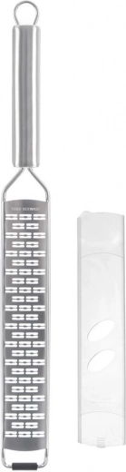 Rallador de cocina plano de acero inoxidable 38 cm con funda ORION