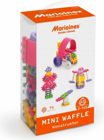 Juego de construcción Mini Waffle 70 piezas para niñas