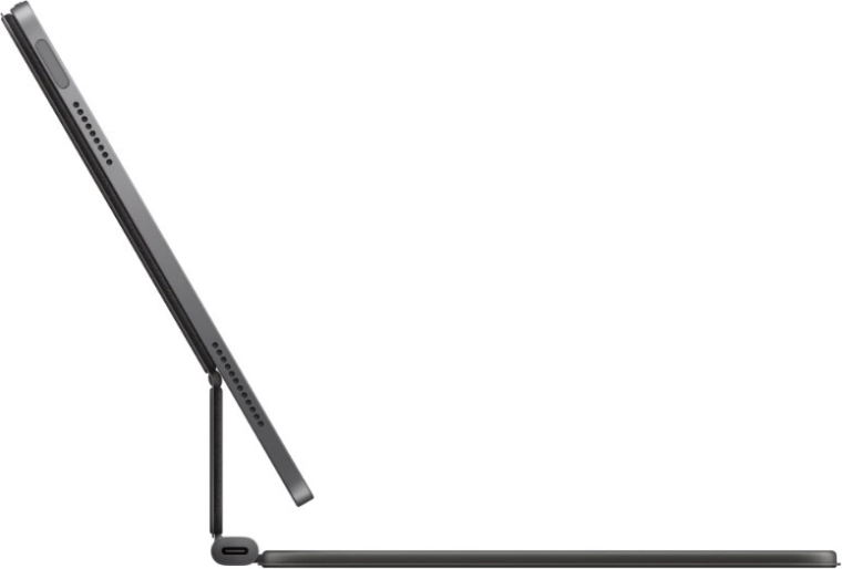 Diseño flotante con ajuste suave del ángulo
