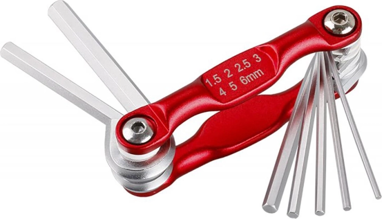 Juego plegable de llaves Allen FESTA 1,5–6 mm, 7 piezas
