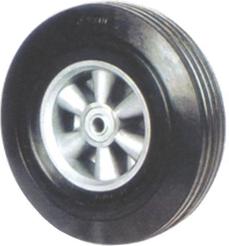 Rueda plástica maciza para carretilla de mano 250 mm (par)