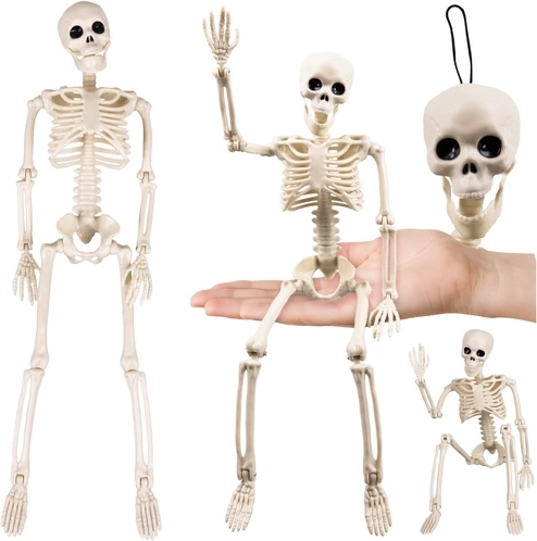 Esqueleto colgante de Halloween RUHHY 40 cm - 1 unidad
