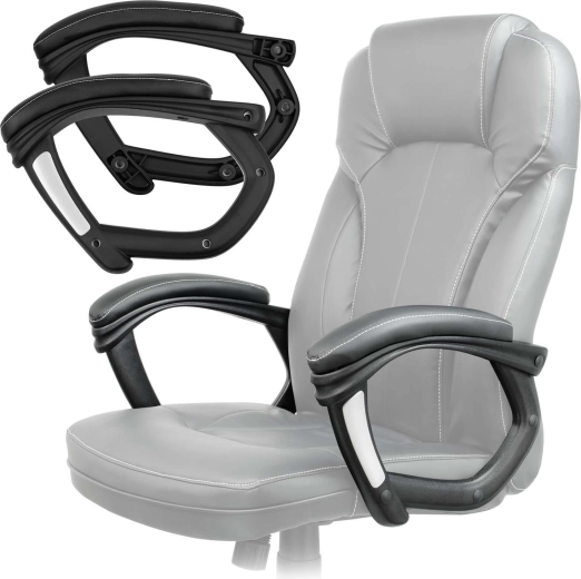Reposabrazos negros para la silla de oficina 222