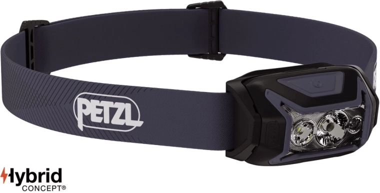 Linterna frontal PETZL Actik, negra, 450 lm