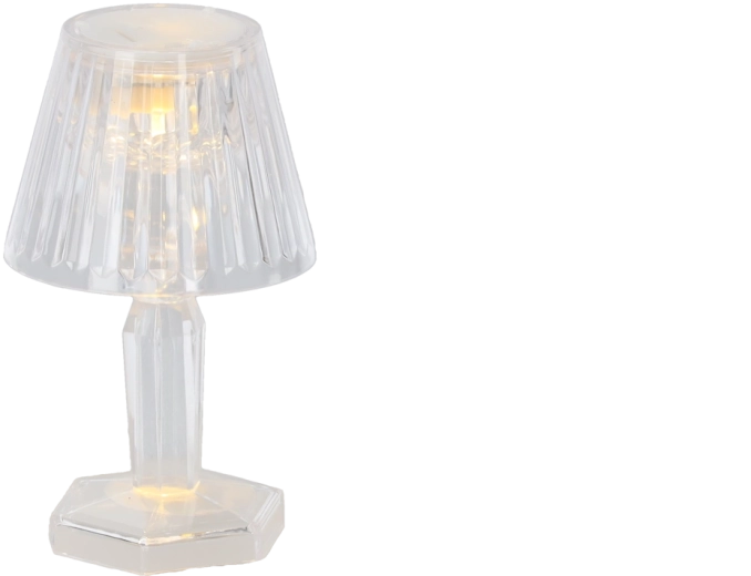 Agradable luz cálida sin llama