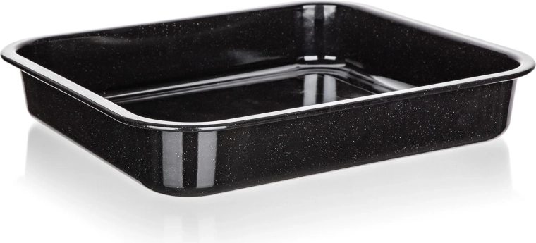Asadera esmaltada CULINARIA Black 41 × 37 × 7 cm