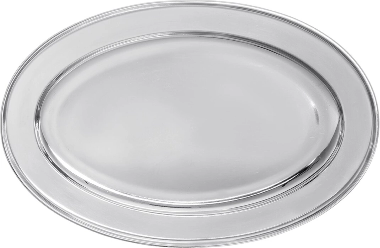 Bandeja de servir de acero inoxidable 45 × 30 cm
