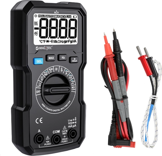 Multímetro digital MalTec Master Multimeter con cables