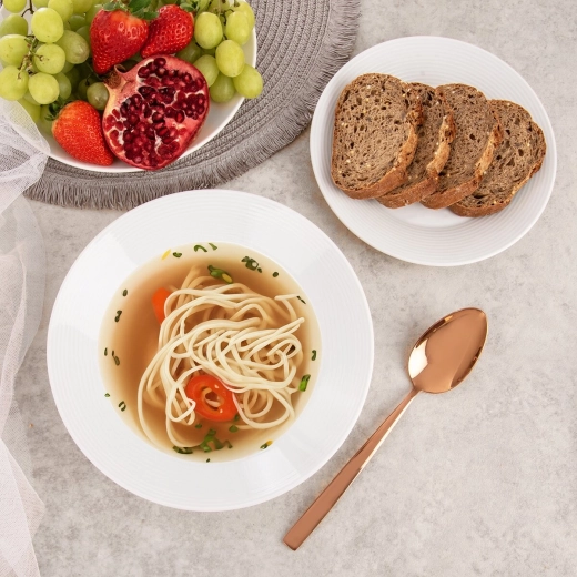 Forma honda para sopas y pasta