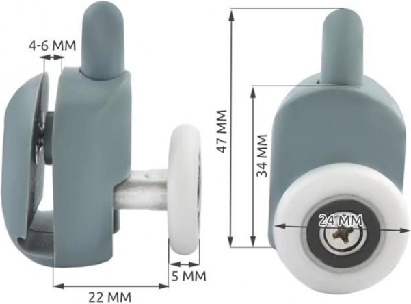 Compatible con vidrio de 4–6 mm