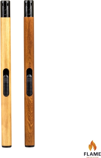 Encendedor de gas HZ 7 con acabado en decoración de madera