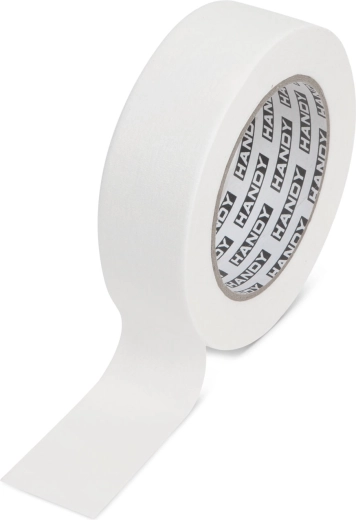Cinta de carrocero con adhesivo a base de disolvente 50 m × 30 mm blanca
