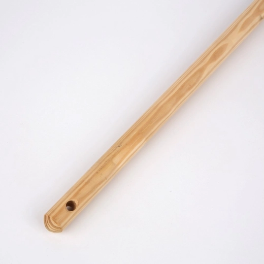 Starmann mango de madera para escoba de 120 cm con rosca metálica