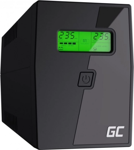 UPS de respaldo Green Cell Power Proof 800 VA (480 W) con LCD y AVR