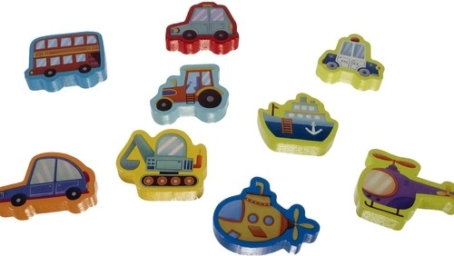 Clasificación de formas y rompecabezas de vehículos