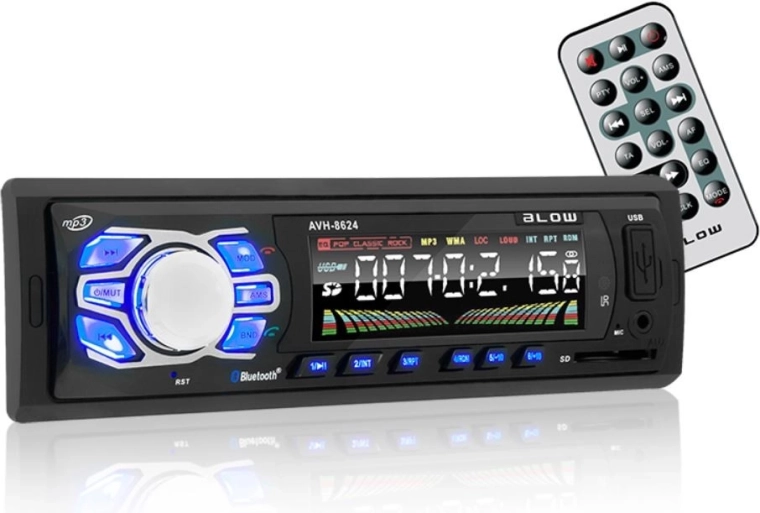Autorradio con Bluetooth y entradas MP3/USB/SD