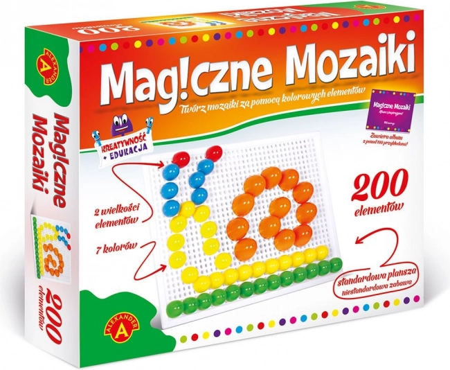 Mosaicos mágicos Educativos – set de 200 piezas