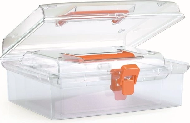 Organizadores de plástico NUF set 245 × 214 × 100 mm – naranja
