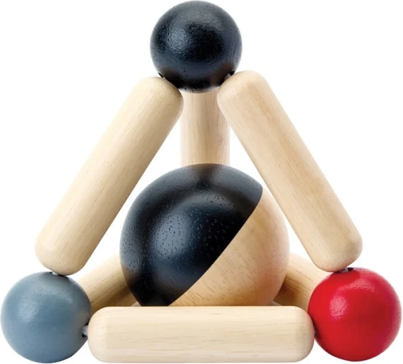 Pelota extraíble y suave sonido de sonajero