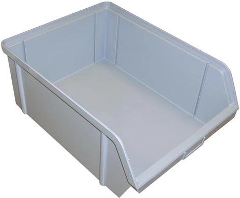 Caja organizadora inclinada 200 × 150 × 122 mm, 10 kg, gris