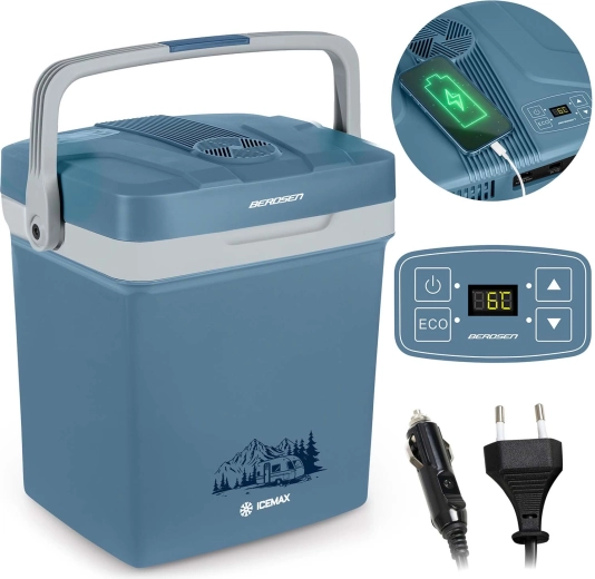 Alimentación 12 V y 230 V + carga USB