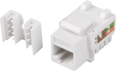 Módulo Keystone modular Enchufe RJ45 UTP Cat 5E 90° para caja de montaje