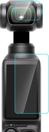 Vidrio templado para el objetivo y protector de pantalla para DJI Osmo Pocket 3