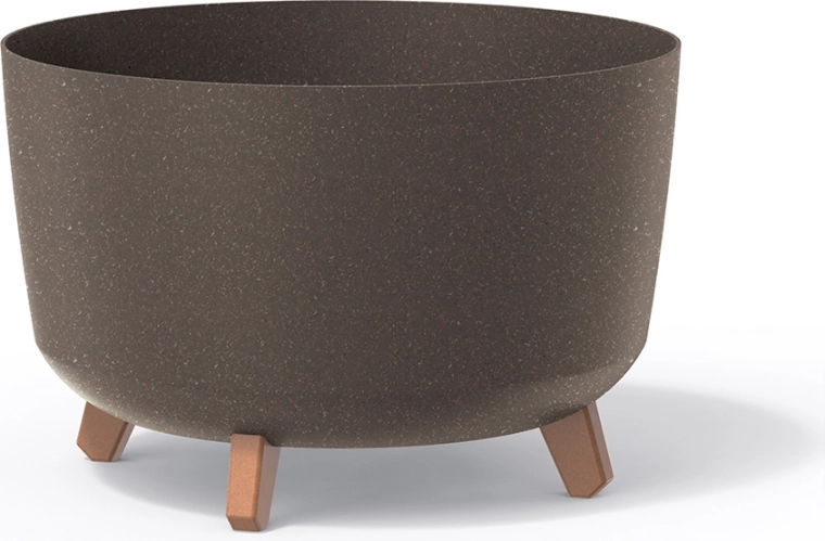 Macetero Gracia Standard Eco Wood 38 cm – café