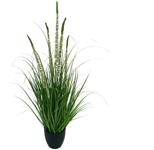 Hierba ornamental artificial en maceta de 90 cm Garden Line