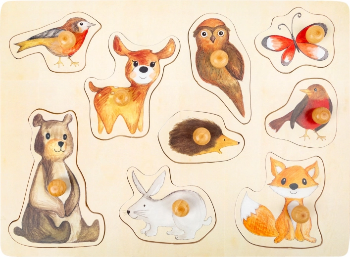 Puzle de madera Animales del bosque small foot