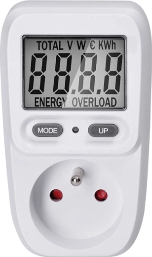 Medidor digital de consumo de energía eléctrica Solight