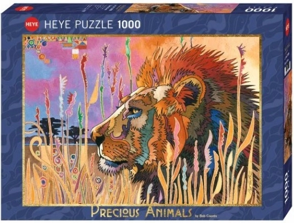 Puzzle HEYE 1000 piezas – rey de los animales