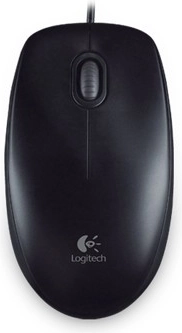 Ratón óptico con cable Logitech B100