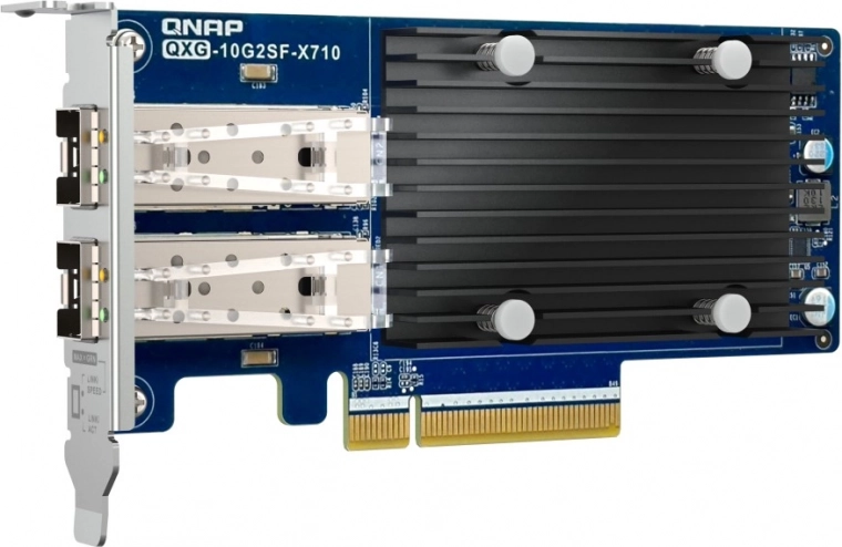 Tarjeta de red QNAP QXG-10G2SF-X710 de doble puerto 10GbE SFP+
