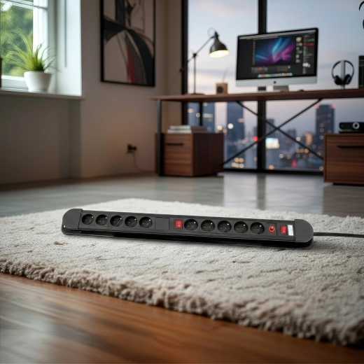 Dos grupos de enchufes con interruptores independientes