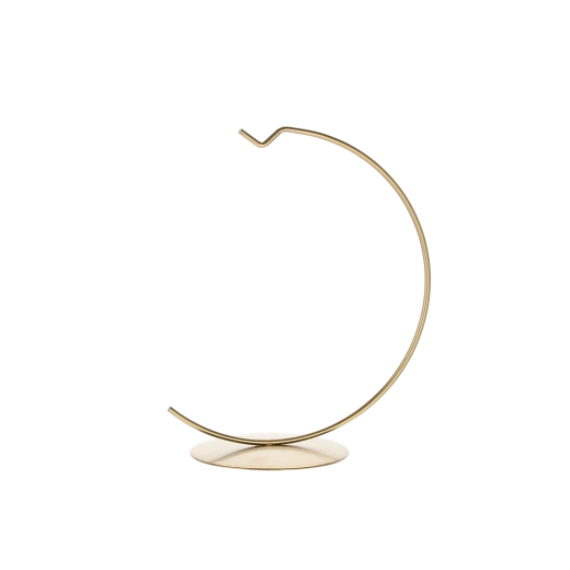 Soporte metálico para adorno navideño de 15 cm