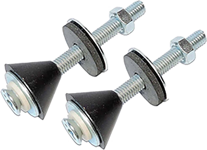 Tornillos galvanizados para fijación de WC – juego completo (par)