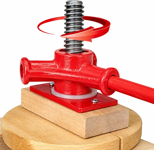 Presión manual de tornillo para un prensado preciso