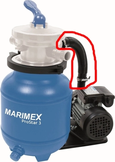 Manguera de conexión para filtración ProStar 3, 30 cm