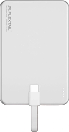 Flextail Zero Power Metal powerbank magnética 5000 mAh plateada