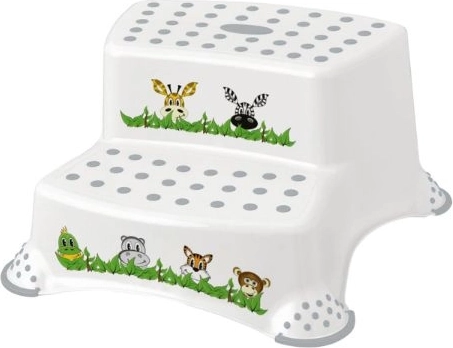 Escalón infantil de dos niveles BANQUET Jungle, 40,5 × 37 × 21 cm