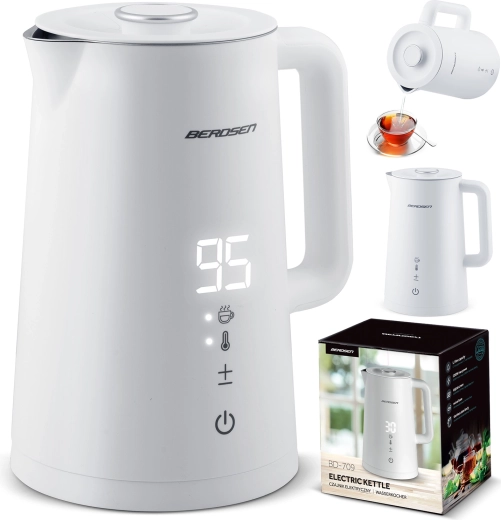 Hervidor eléctrico 1,7 l con control táctil BERDSEN