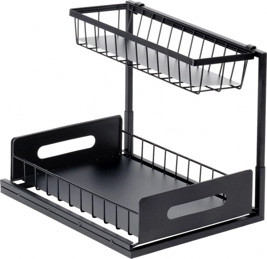 Estructura metálica estable en color negro