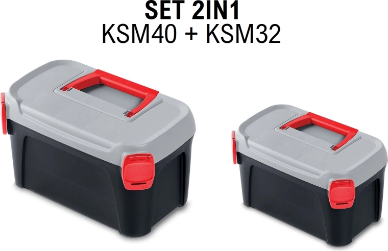 Set de maletines para herramientas Prosperplast SMART