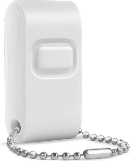 Botón inalámbrico mini Kinetic 433 MHz, 1 circuito, blanco mate
