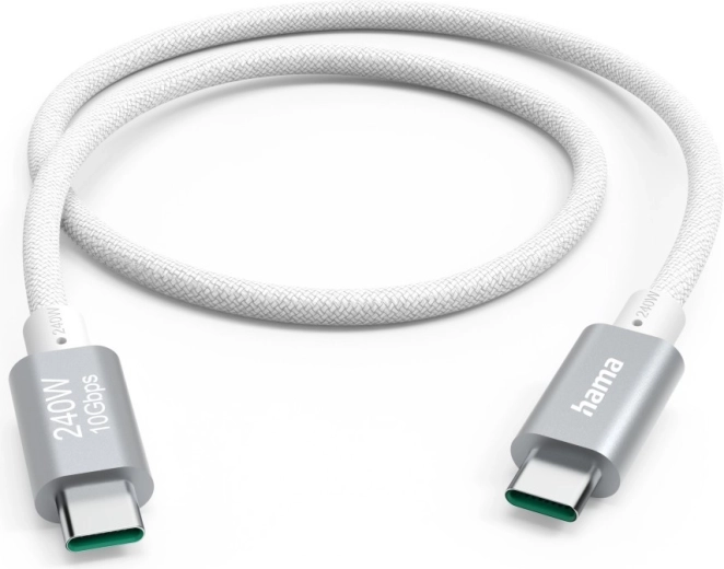 Hama cable de carga y datos USB‑C a USB‑C 240 W