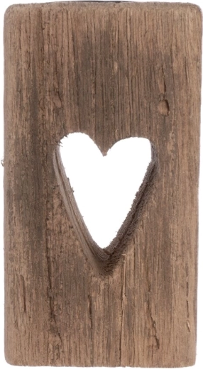 Recorte en forma de corazón para un ambiente acogedor