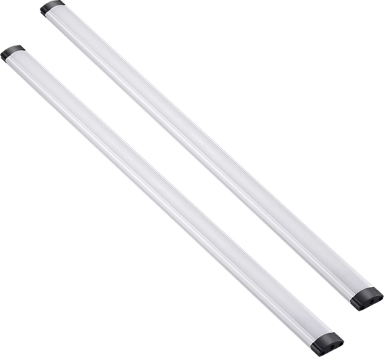 Solight luminaria LED táctil para debajo de armarios regulable 2× 5 W, 4100 K, 2× 50 cm