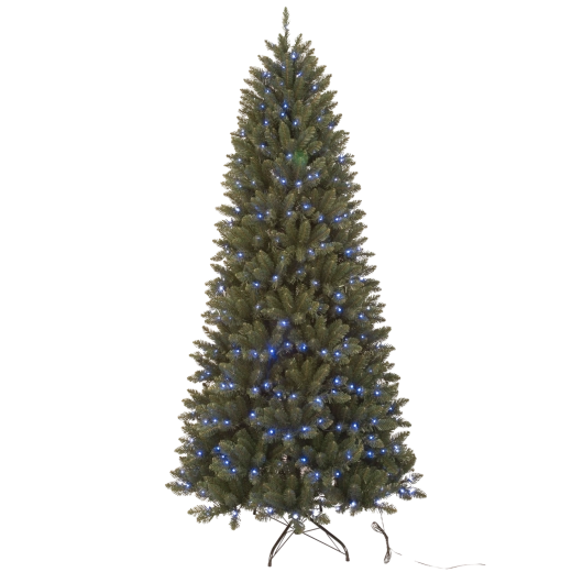 Árbol de Navidad artificial 210 cm verde smart LED multicolor - 1 pieza